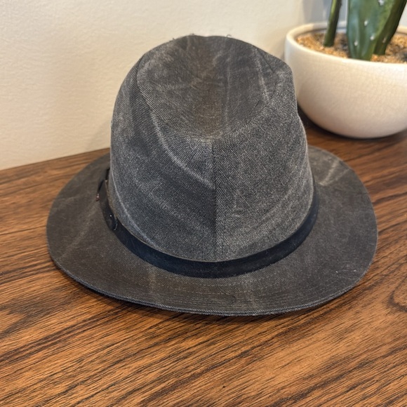 Jordache‎ Vintage/Retro Medium Fedora Hat Gray Made in USA - Picture 6 of 13